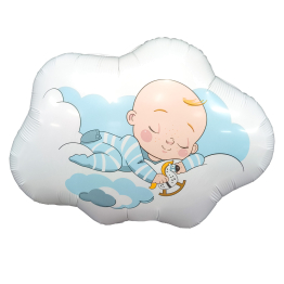 AGURA фигура 26" малыш в облаках
