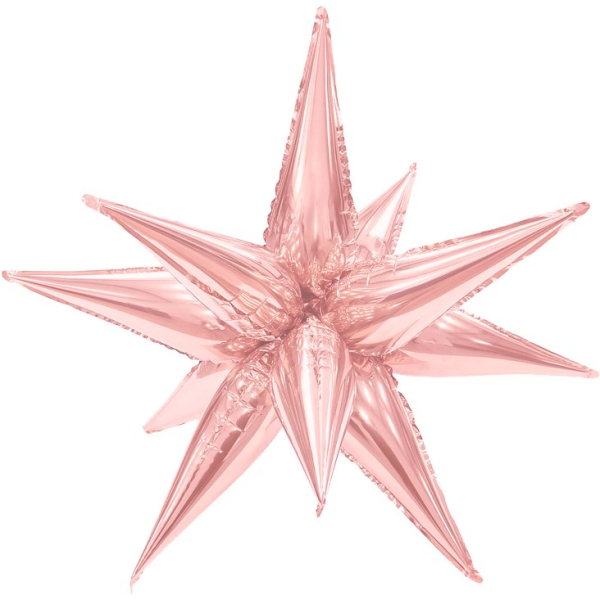 AGURA 26" 3D звезда составная пыльная роза