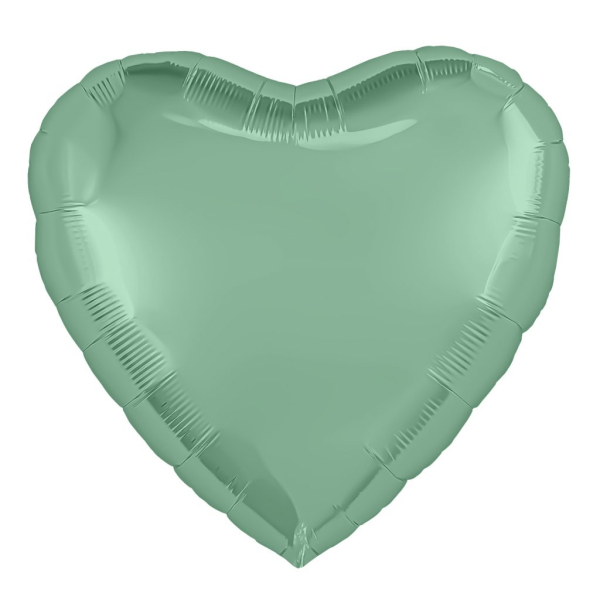 AGURA б/р сердце 19" Шалфей Бохо