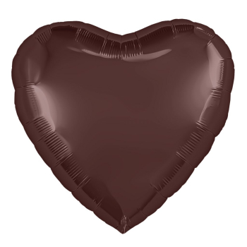 AGURA б/р сердце 19" Каштан Бохо