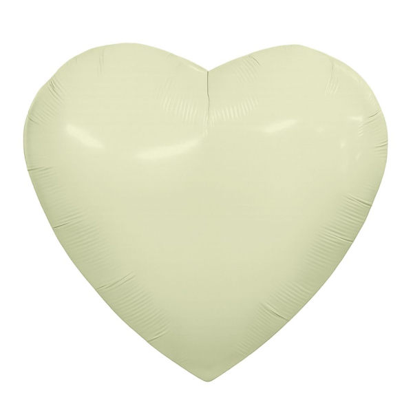 AGURA б/р сердце 36" Пыльный лайм