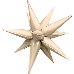 AGURA 26" 3D звезда составная крем