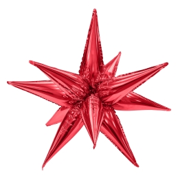 AGURA 26" 3D звезда составная красный