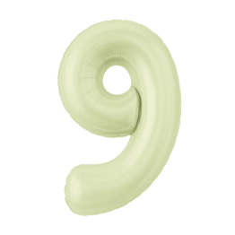 AGURA SLIM цифра Пыльный лайм 9