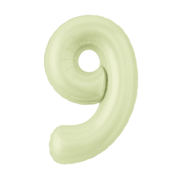 AGURA SLIM цифра Пыльный лайм 9