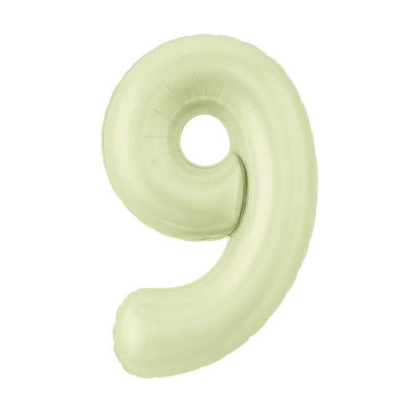 AGURA SLIM цифра Пыльный лайм 9