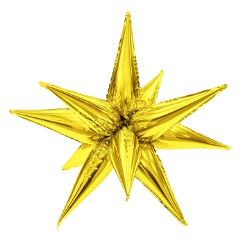 AGURA 26" 3D звезда составная золото