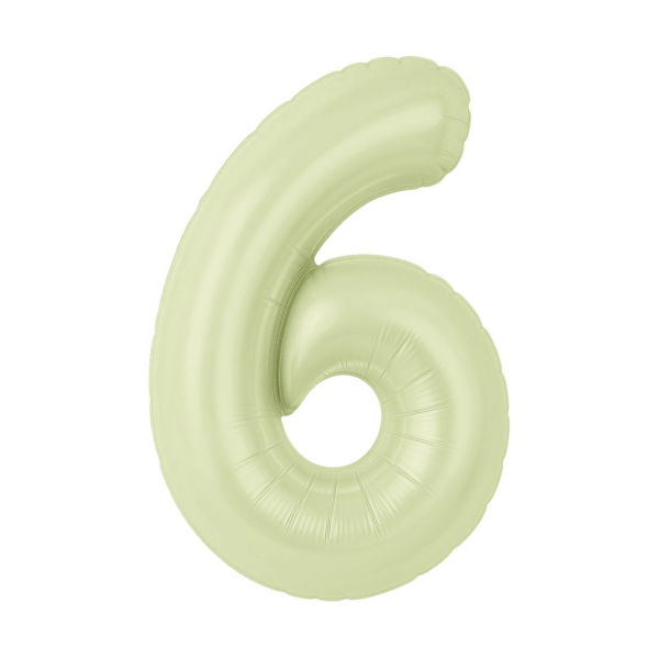 AGURA SLIM цифра Пыльный лайм 6