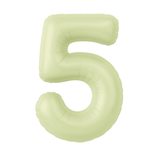 AGURA SLIM цифра Пыльный лайм 5