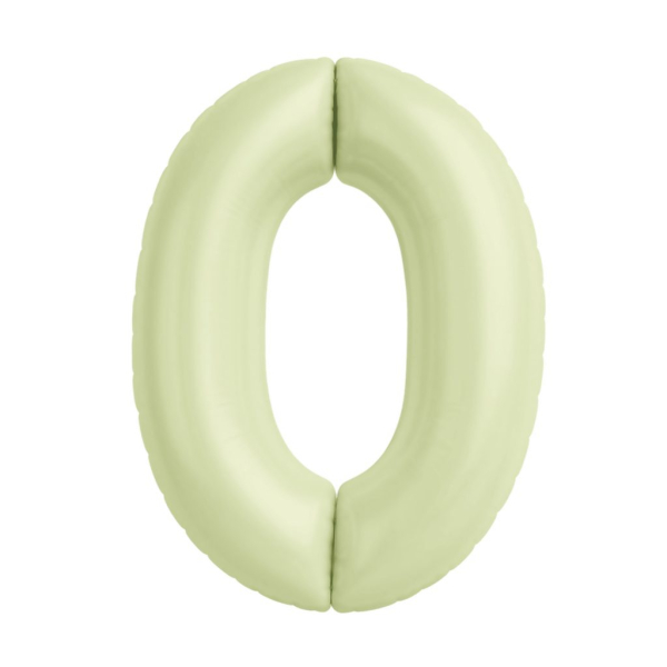 AGURA SLIM цифра Пыльный лайм 0