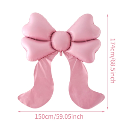 ФИГУРА бант розовый гигант 174 см. Китай