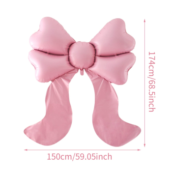 ФИГУРА бант розовый гигант 174 см. Китай