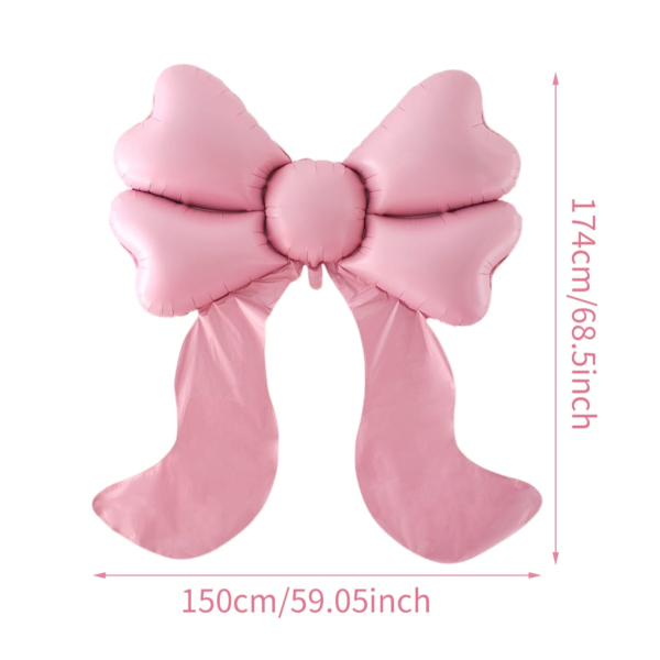 ФИГУРА бант розовый гигант 174 см. Китай