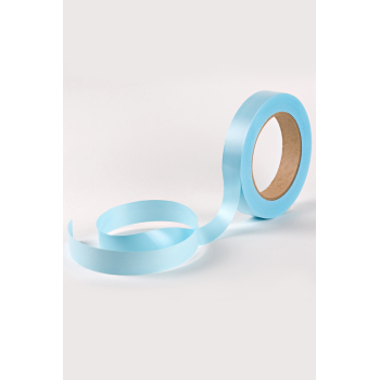 Лента простая Гладкая небесно голубой