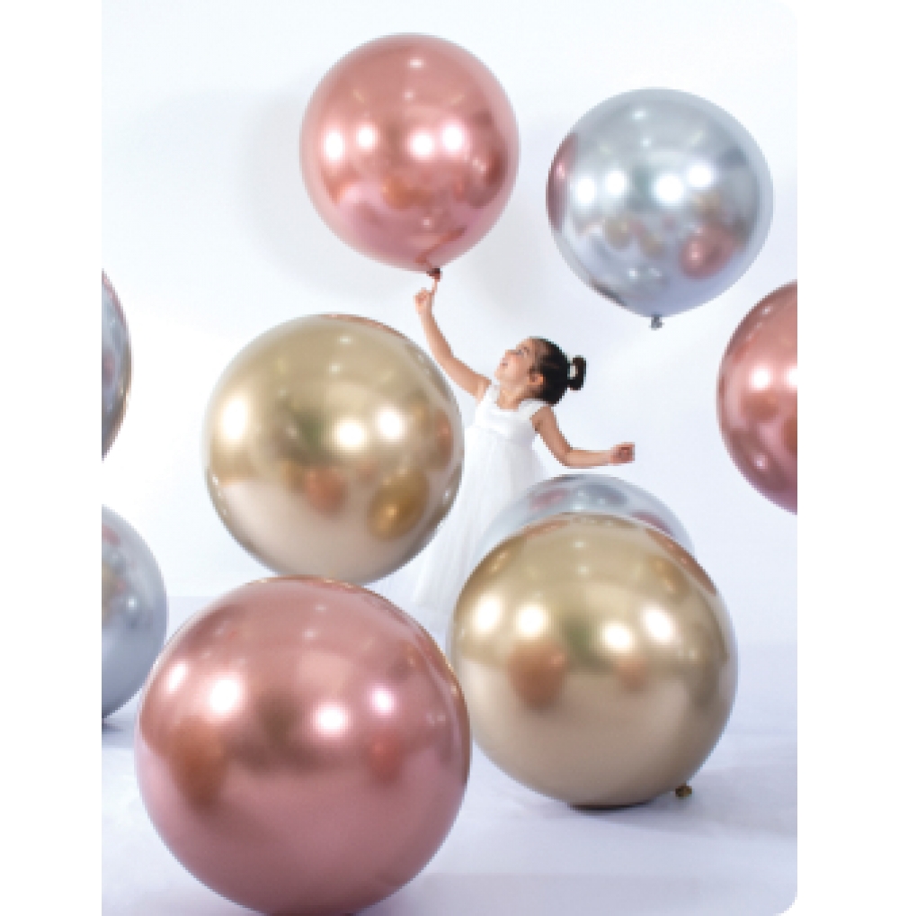 Латексные шары без рисунка