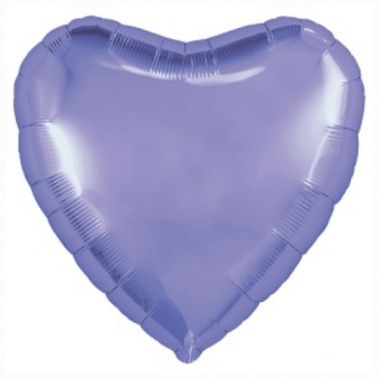 AGURA мини Сердце 9" Пастельный фиолетовый с клапаном