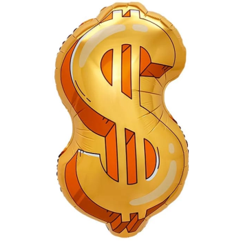 ФИГУРА ДОЛЛАР знак ЗОЛОТО