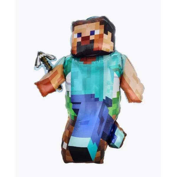 ФИГУРА Майнкрафт.Пиксельный человек. Китай 90/70