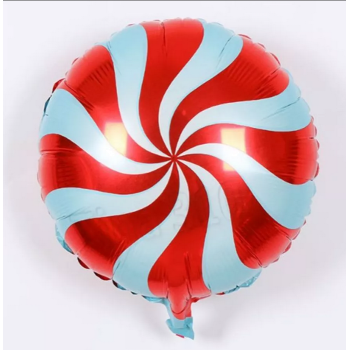 ФИГУРА Леденец  красный/белый 18" Китай